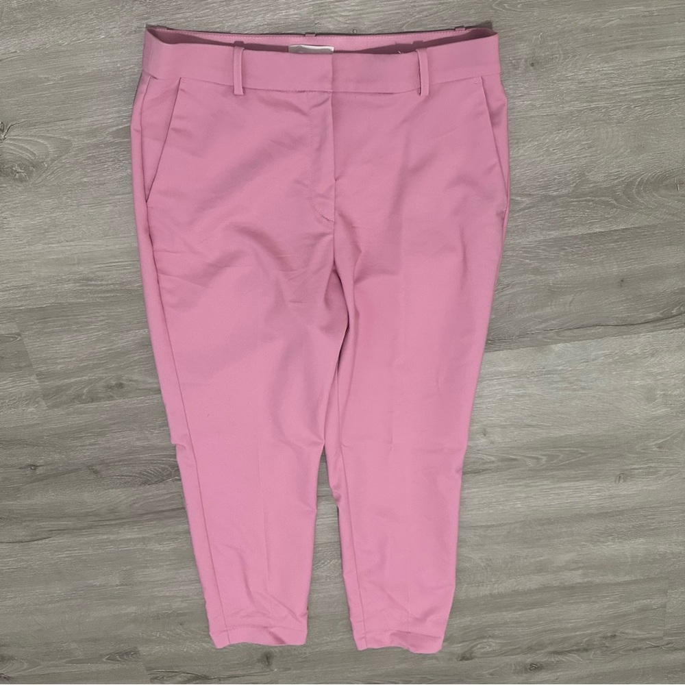 Size 10 ankle-length pink H&M slacks